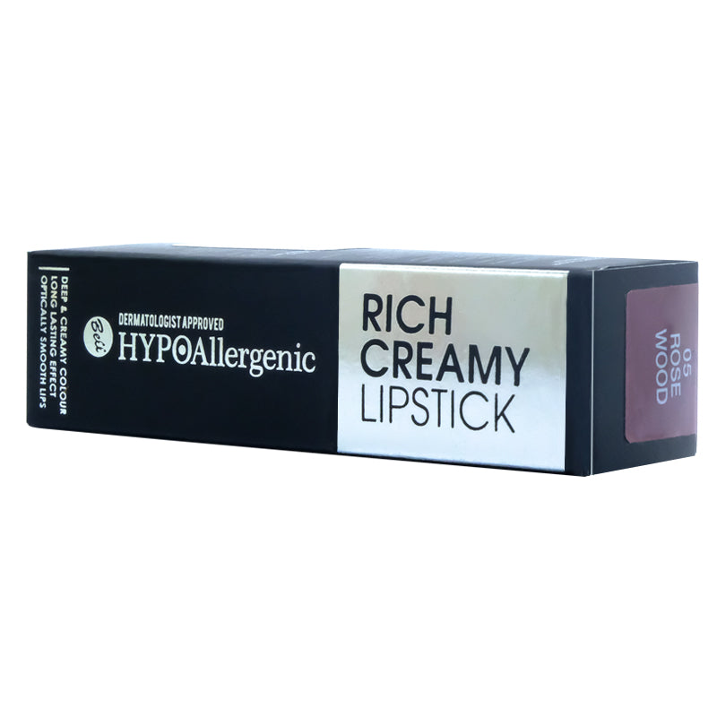 Bell Hypoaller Rich Cream Lipstick 05 Rose Wood - Medaid