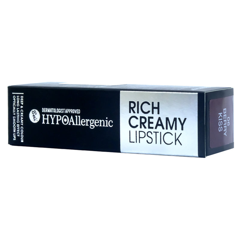 Bell Hypoaller Rich Cream Lipstick 06 Berry Kiss - Medaid