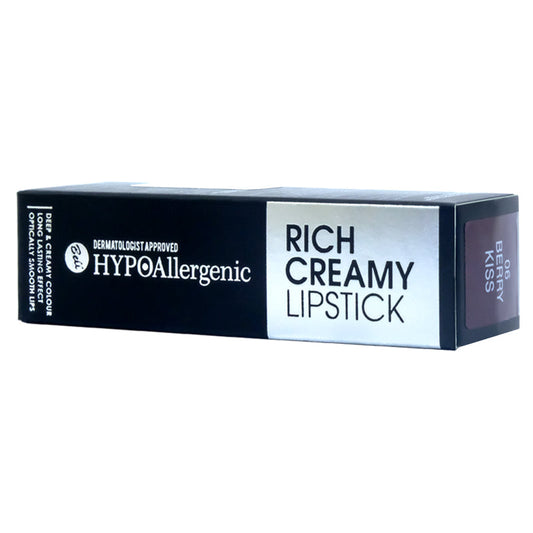 Bell Hypoaller Rich Cream Lipstick 06 Berry Kiss - Medaid