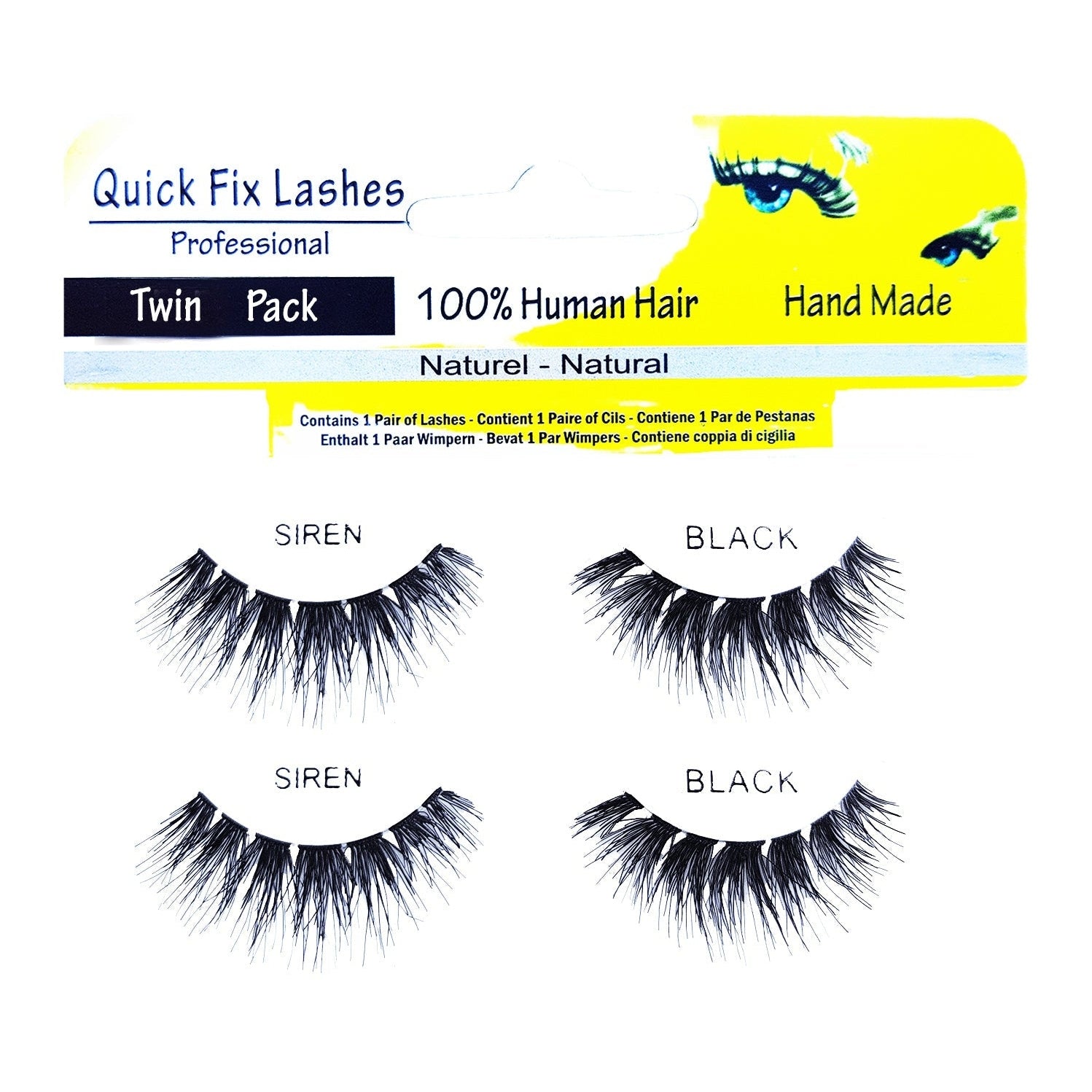 QUICK FIX DOUBLE STRIP LASHES (SIREN) - Medaid