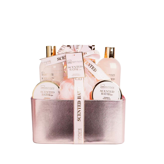 IDC Institute Scented Bath Gold Basket Set - Medaid