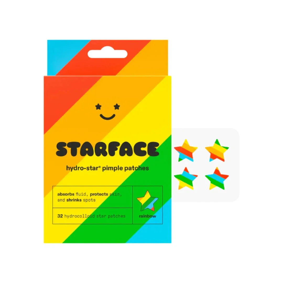 Starface - Hydro-Star¬Æ Rainbow Star Pimple Patches | 32 Patches - Medaid
