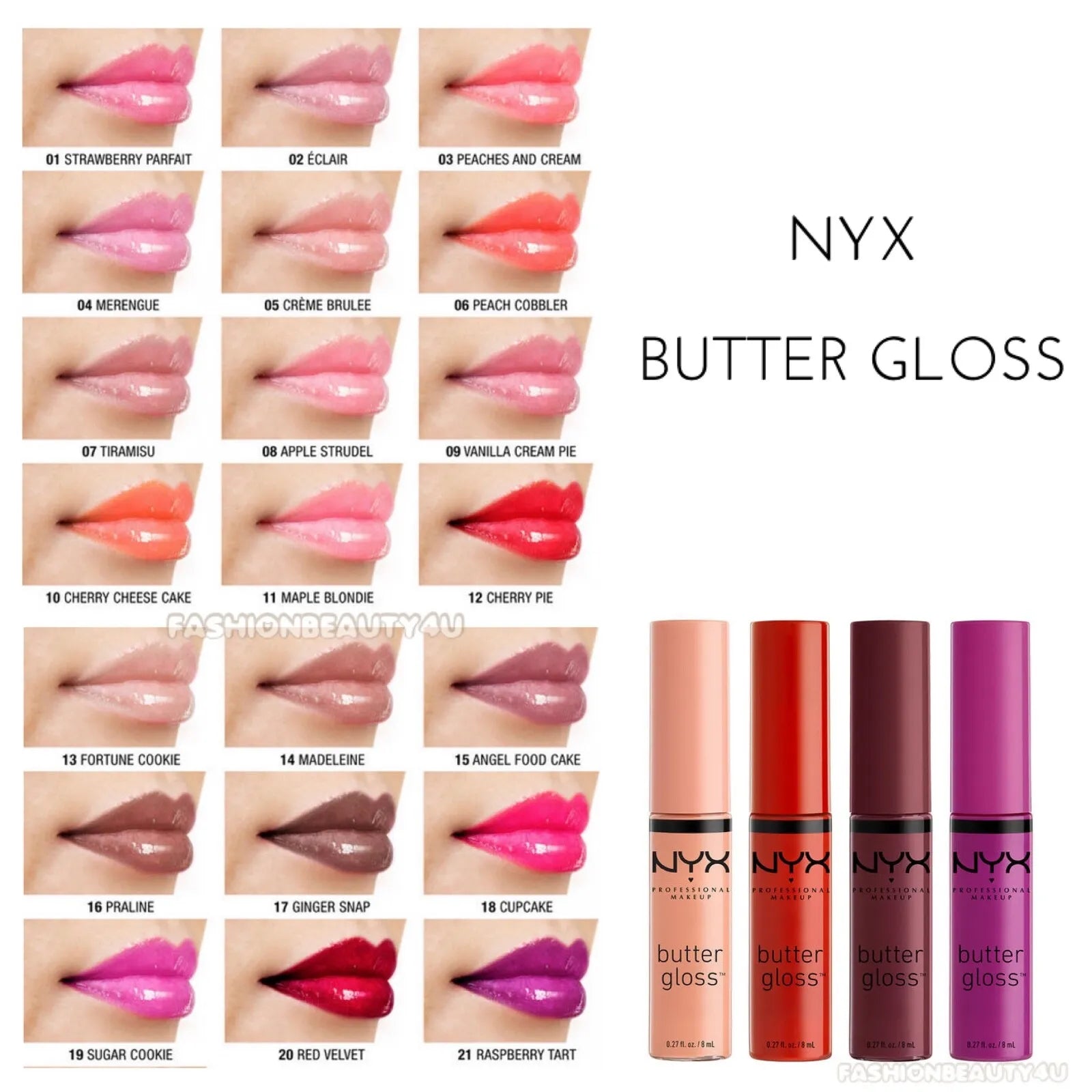 NYX Gloss BUTR GLOSS 8ml - Medaid