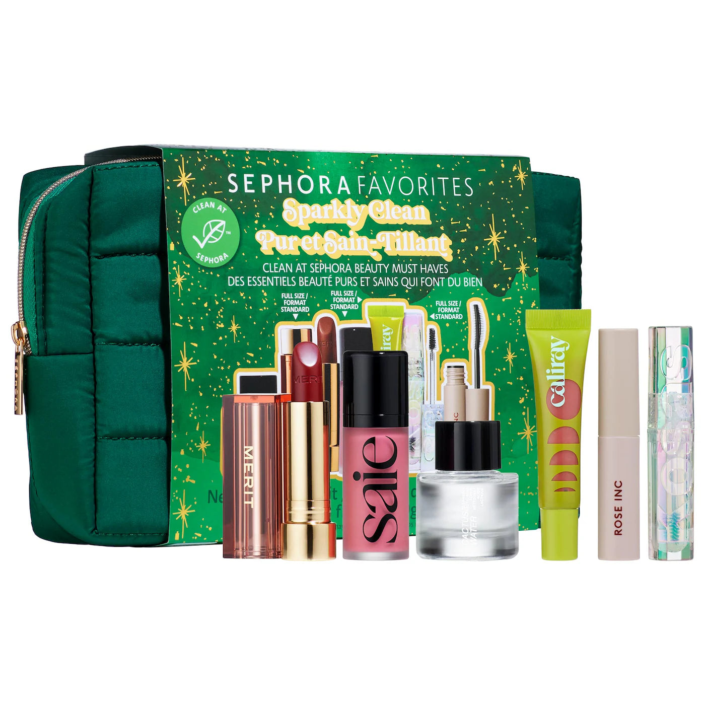 SEPHORA HOLIDAY SPARKLY CLEAN BEAUTY KIT - Medaid