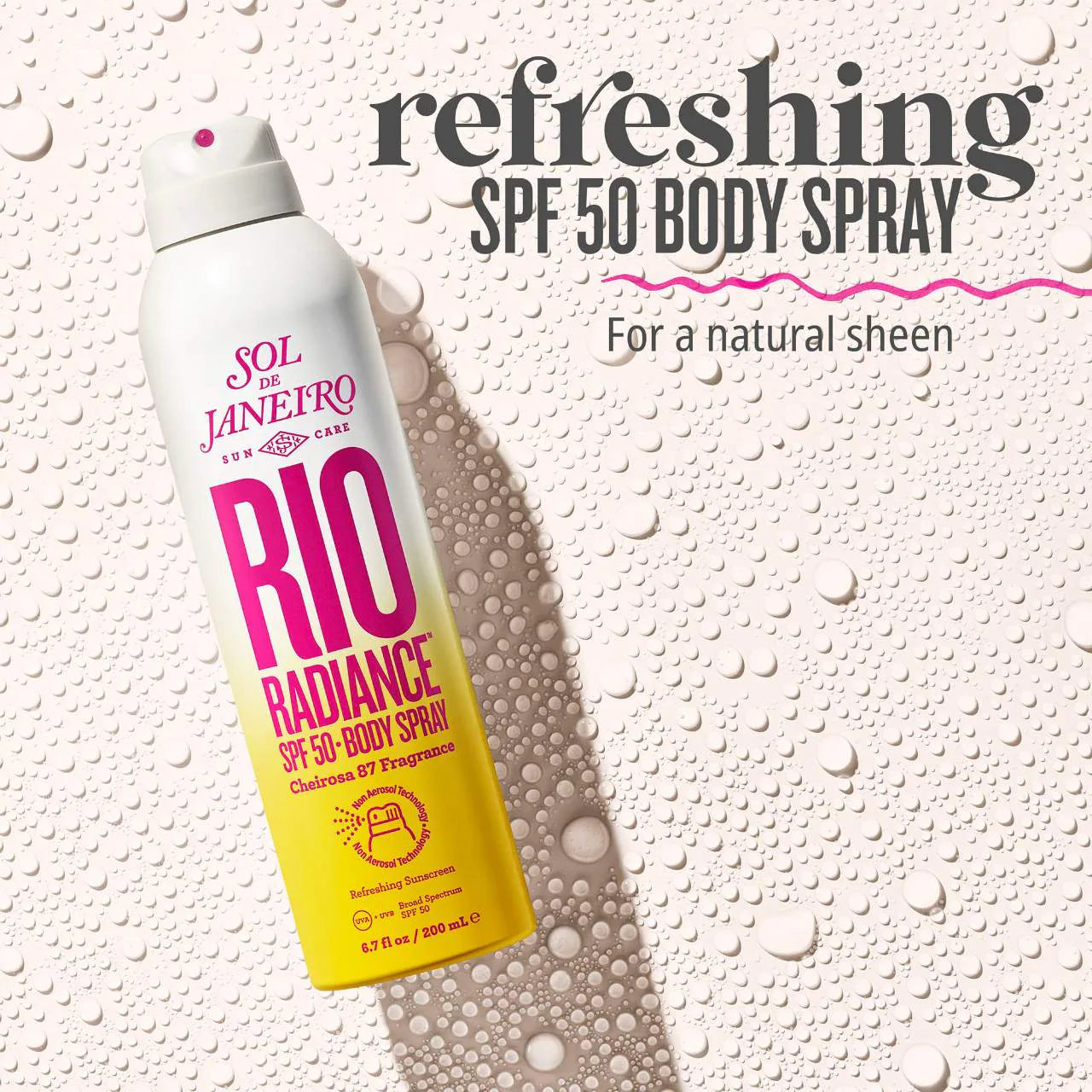 Sol de Janeiro - Rio Radiance™ SPF 50 Body Spray Sunscreen with Niacinamide | 200 mL - Medaid