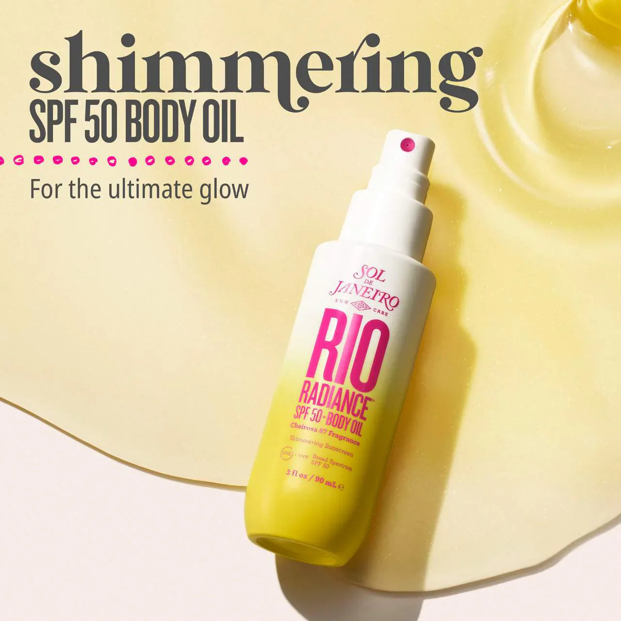 Sol de Janeiro - Rio Radiance™ SPF 50 Shimmering Body Oil Sunscreen | 90 mL - Medaid