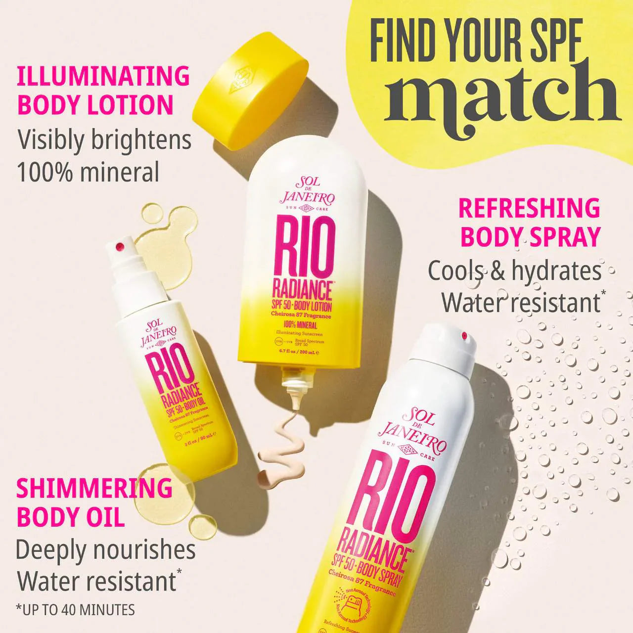 Sol de Janeiro - Rio Radiance™ SPF 50 Shimmering Body Oil Sunscreen | 90 mL - Medaid