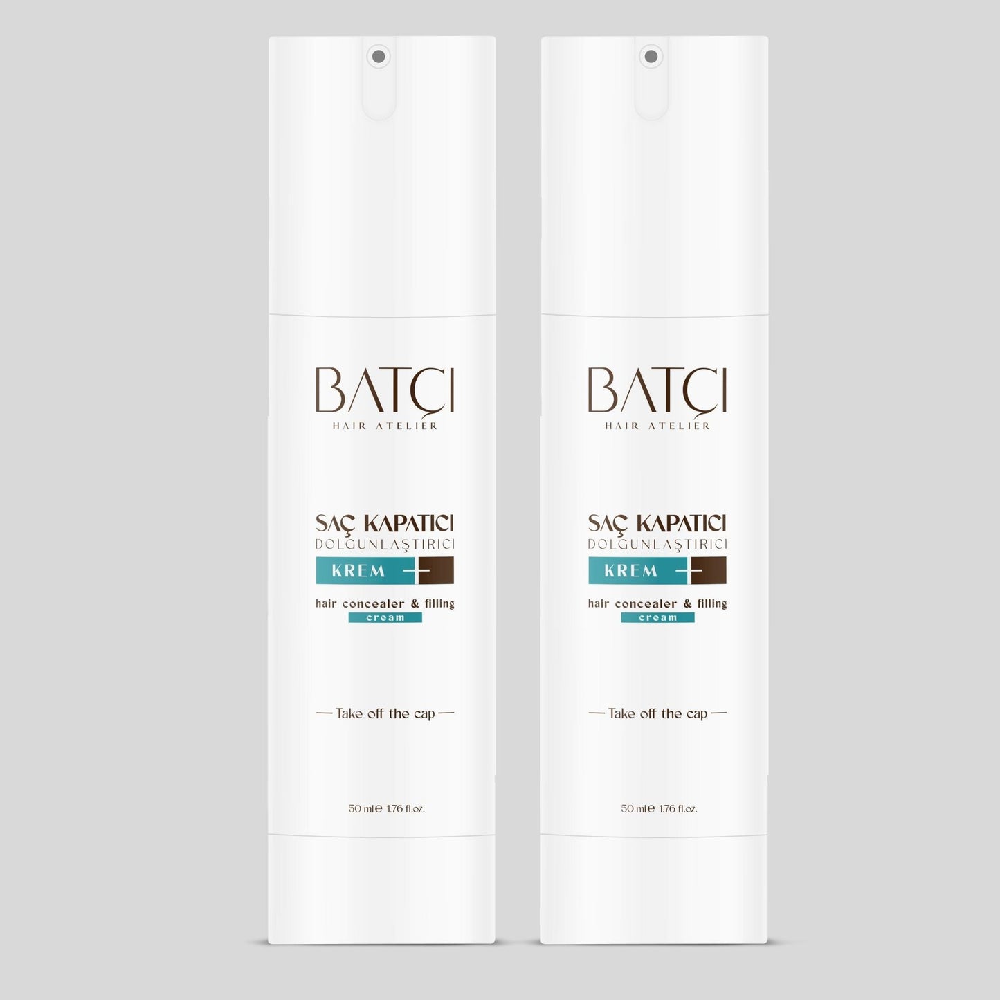 Batçı Hair Concealer Volumizer Liquid Cream 50 ml 2 Piece (1 Comb as a Gift) - Medaid International
