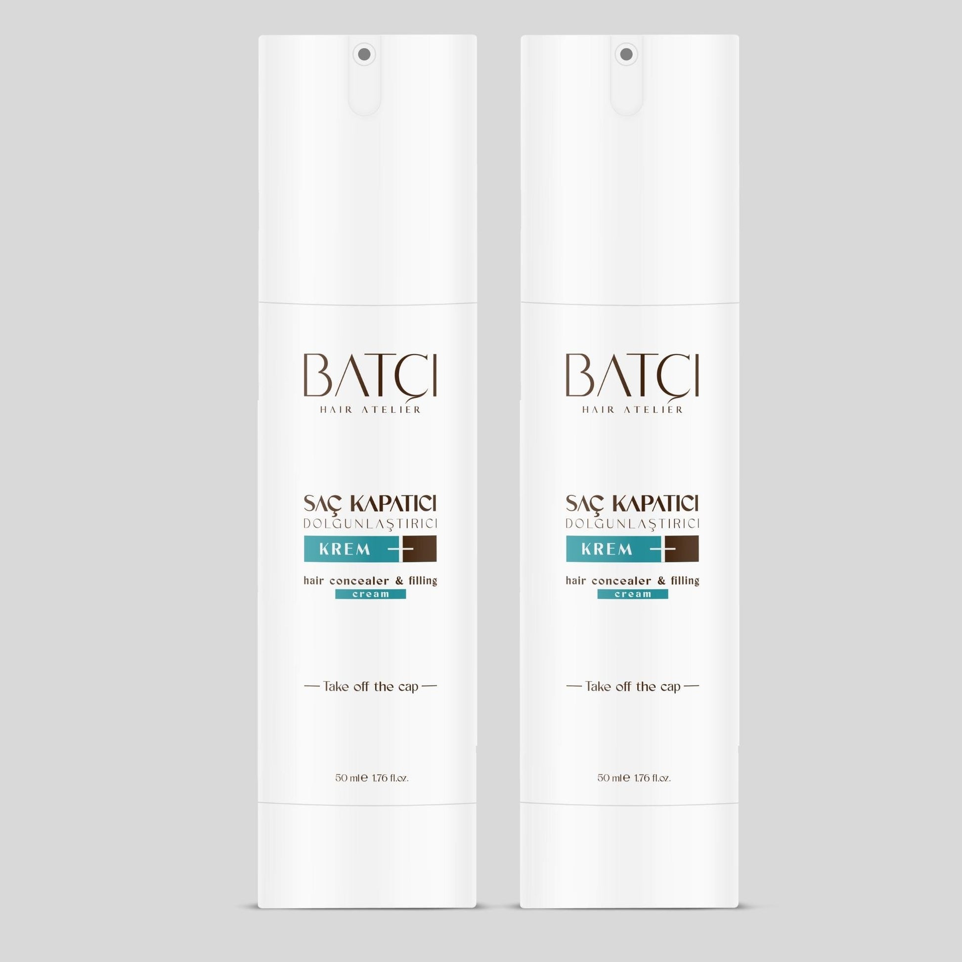 Batçı Hair Concealer Volumizer Liquid Cream 50 ml 2 Piece (1 Comb as a Gift) - Medaid International