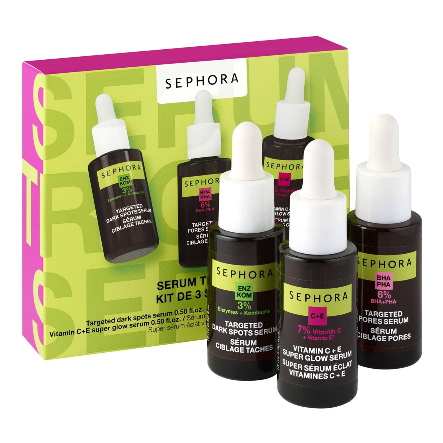 SEPHORA COLLECTION Serum Trio Set - Medaid