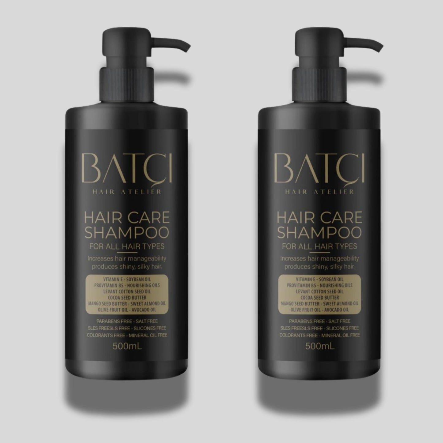 Sulfate-Free Deeply Nourishing Provitamin B5 Shampoo Set of 2 500 ML - Medaid International