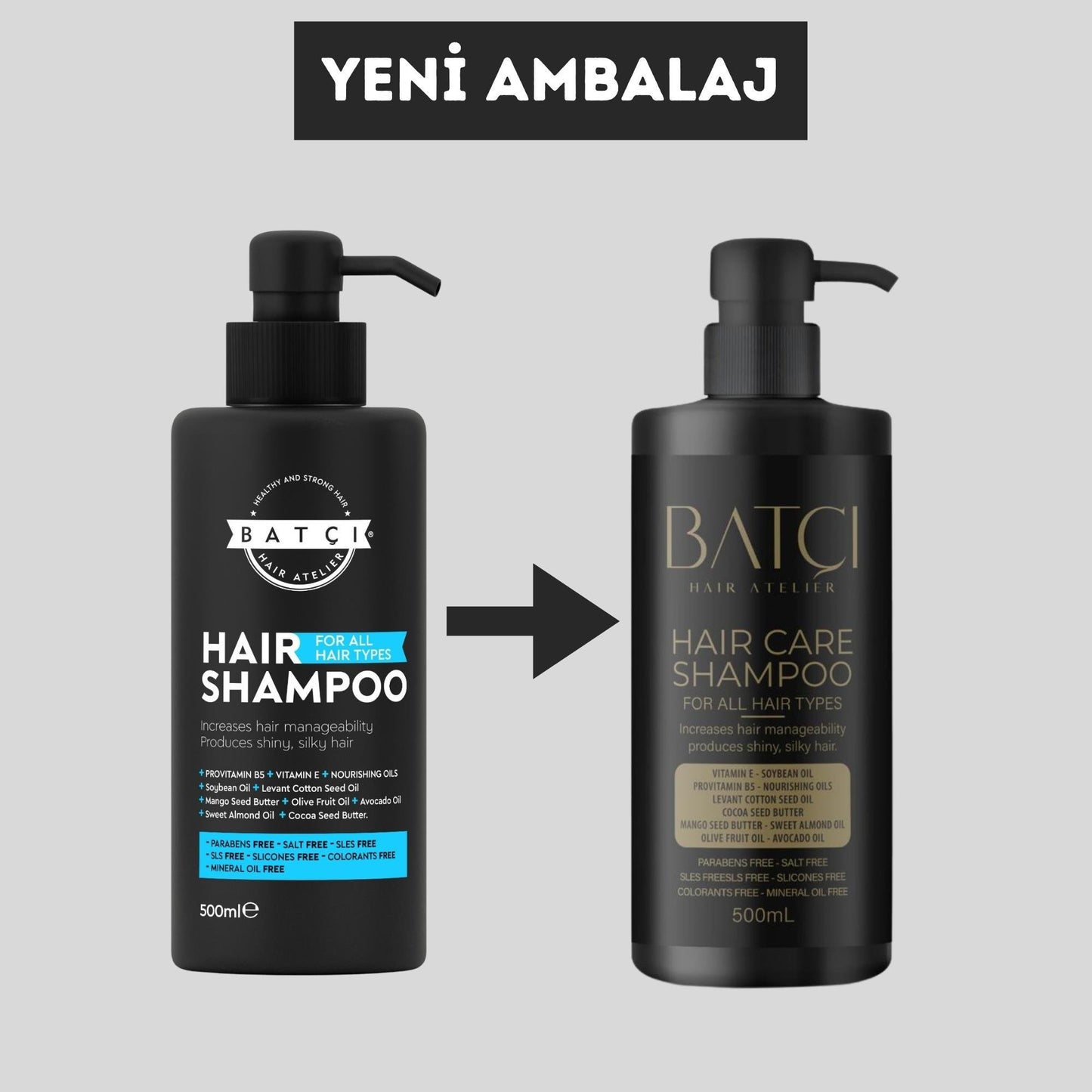 Sulfate-Free Deeply Nourishing Provitamin B5 Shampoo Set of 2 500 ML - Medaid International