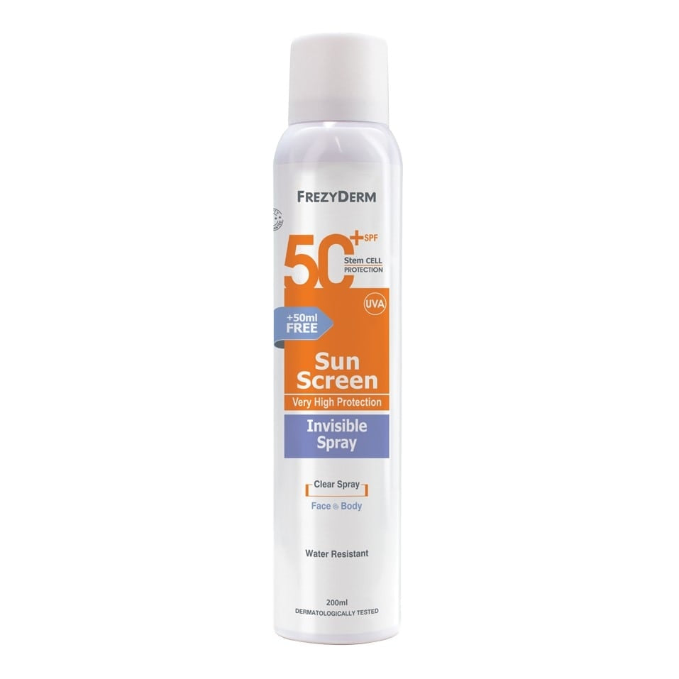 Sun Screen Invisible Spray SPF50+ Face & Body - Medaid