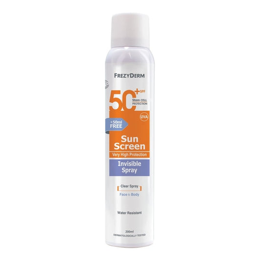 Sun Screen Invisible Spray SPF50+ Face & Body - Medaid