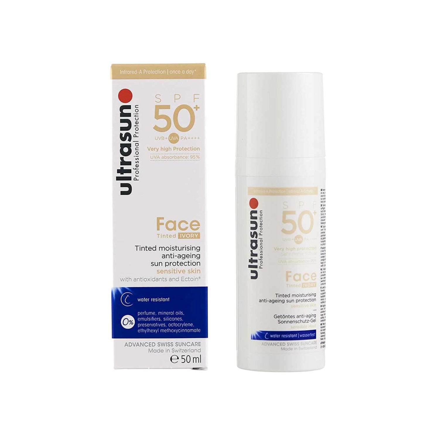 Ultrasun Face Fluid Spf50+Tinted Honey 40ML - Medaid