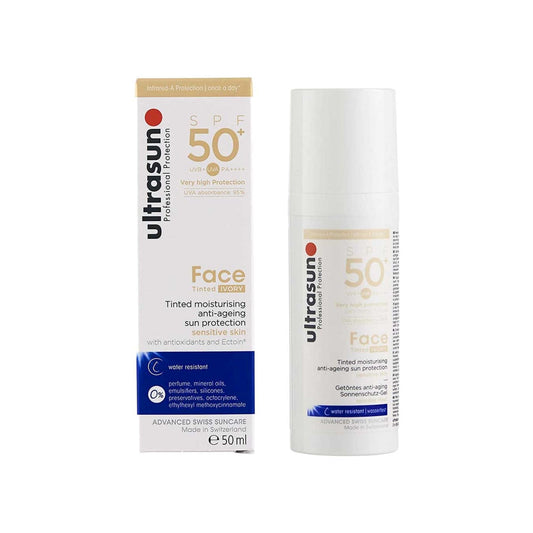 Ultrasun Face Fluid Spf50+Tinted Honey 40ML - Medaid