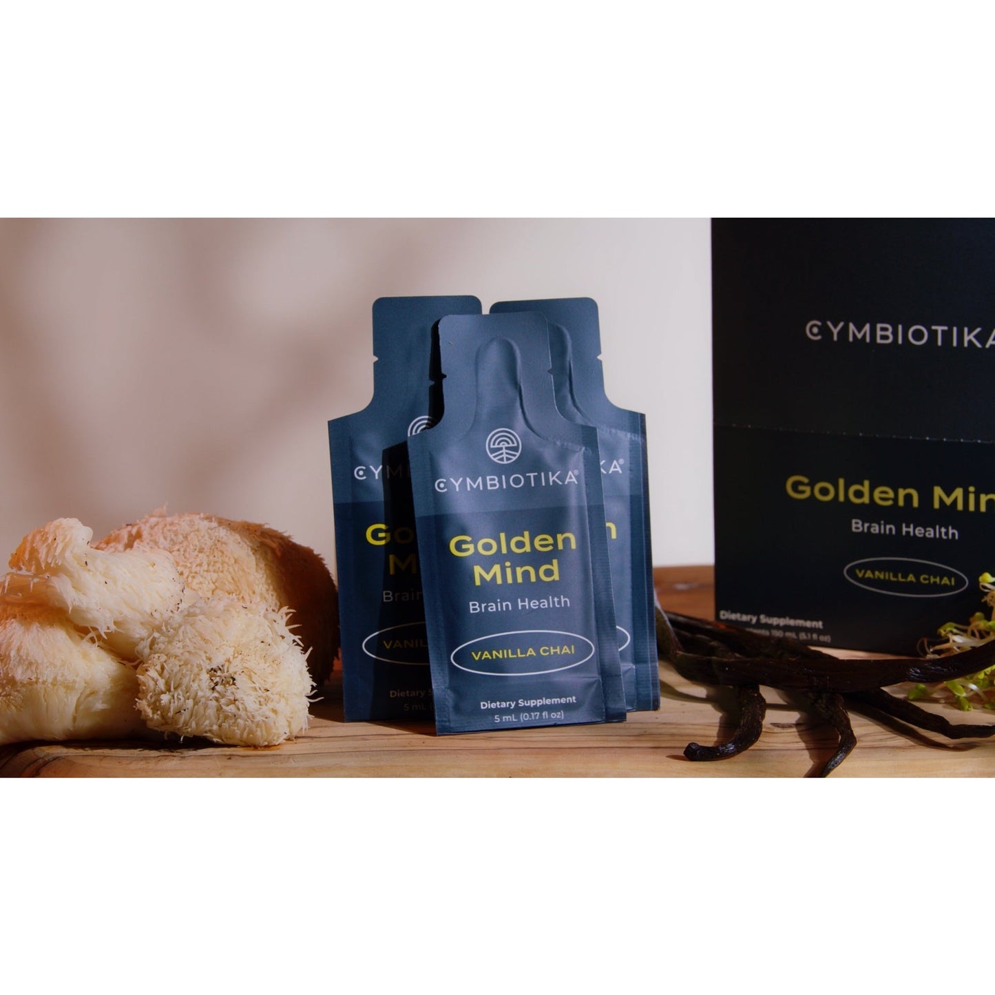 Golden Mind - Advanced Brain Power Nutrients | CYMBIOTIKA - Medaid