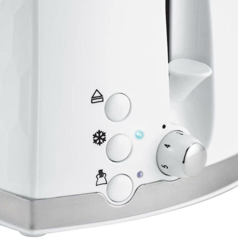 Russell Hobbs Honeycomb White 2 Slice Toaster - Medaid