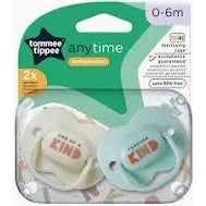 Tommee Tippee Anytime Soothers 0-6mn - Medaid