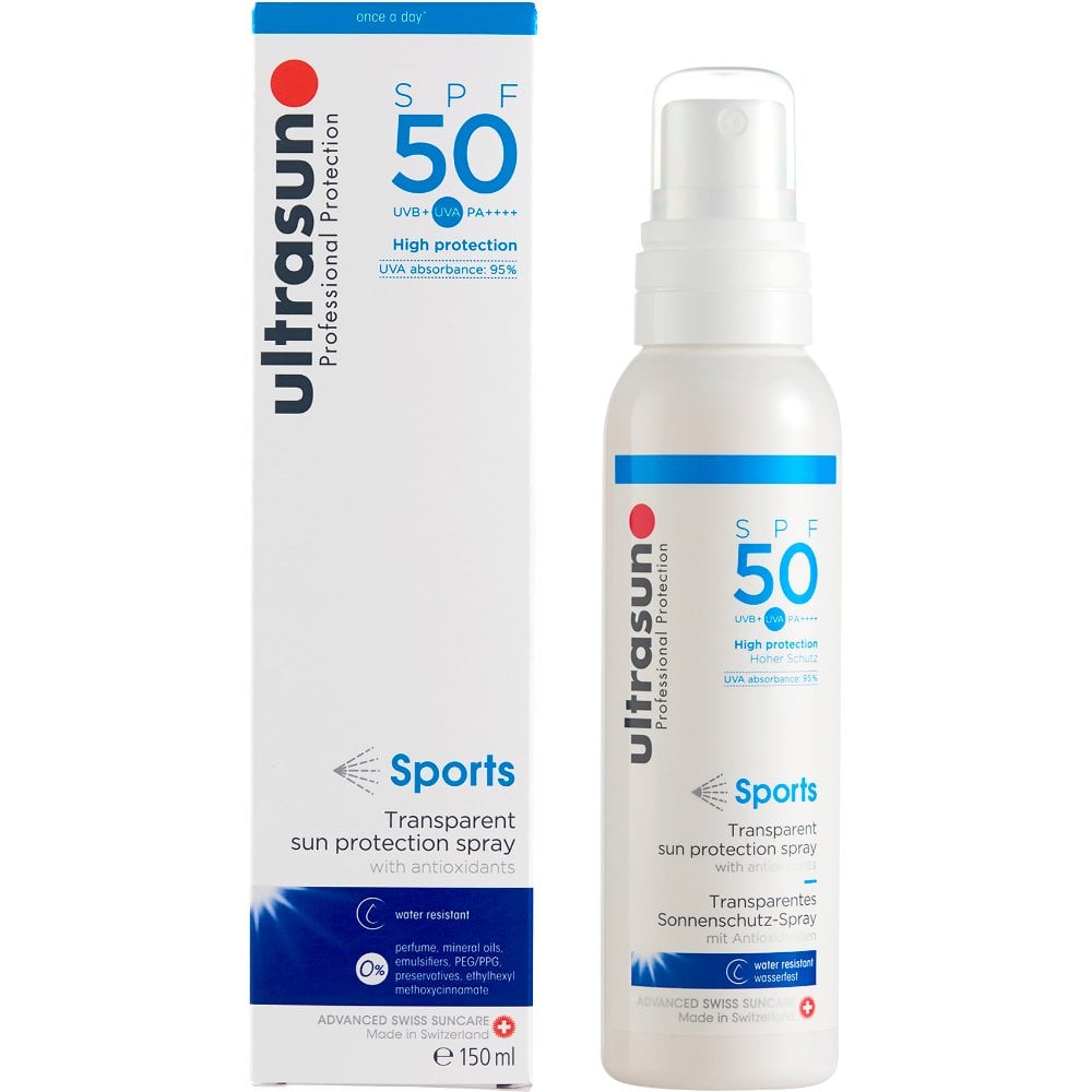Ultrasun Sports Spray Spf50 150ML - Medaid