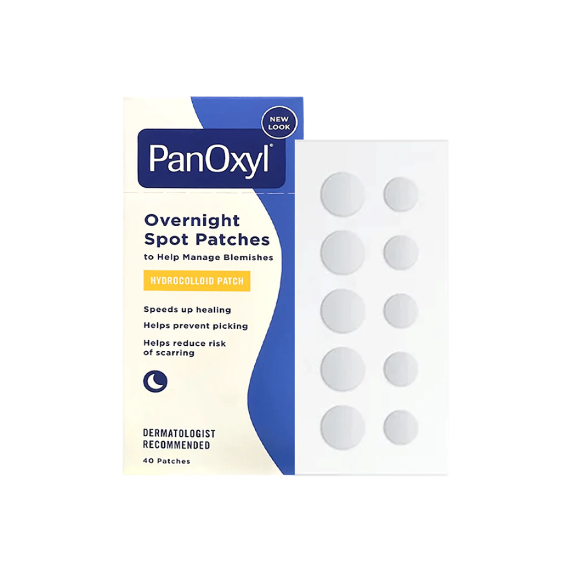 PanOxyl - Overnight Spot Patches | 40 Patches - Medaid