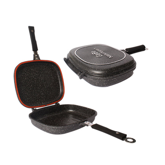 Granite Double Sided Fry Pan - Medaid