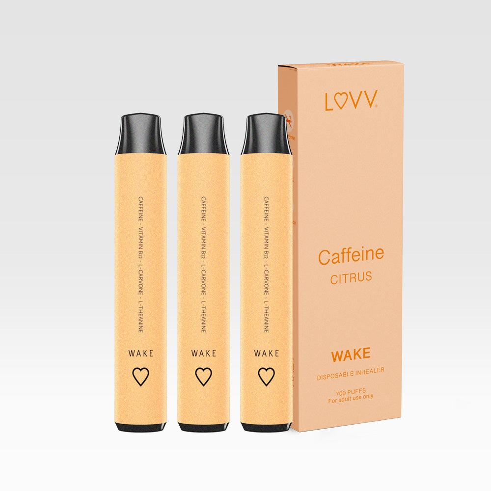 WAKE - Citrus Flavored Caffeine & B12 Non-Nicotine Vape - Medaid