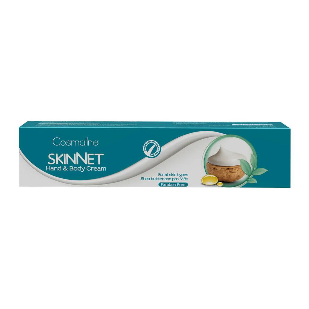 SkinNet Hand & Body Cream Al.Tube 60ml - Medaid